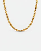 Tressé Acier Necklace | 18K Gold Plated 5mm 1