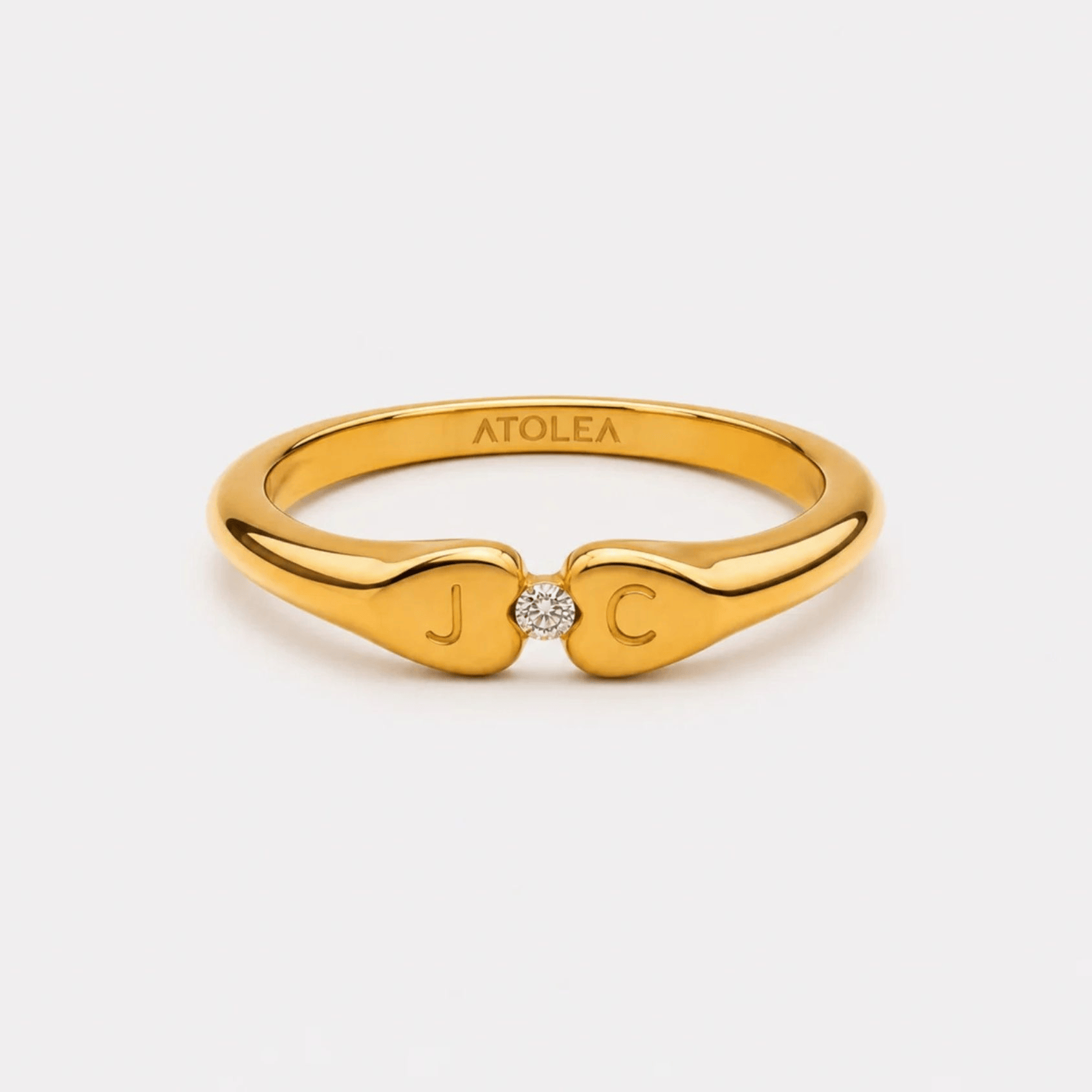 Two-Initial Crystal Ring 1