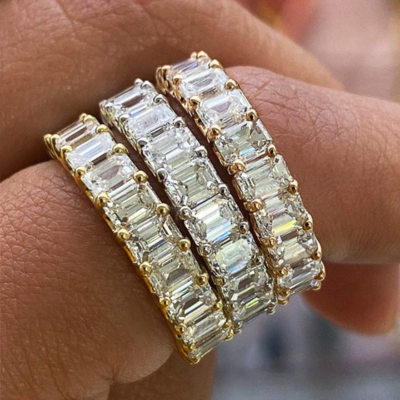 Athena Emerald Cut Ring 2