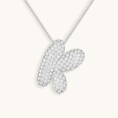 Golden Initial Necklace 43