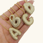 Golden Initial Necklace 2