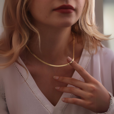 Chelsea Herringbone Necklace 8