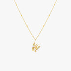 Pearl Initial Necklace 31