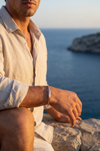 Wave Open Cuff | Silver 4