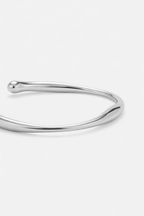 Wave Open Cuff | Silver 5