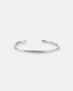 Wave Open Cuff | Silver 1