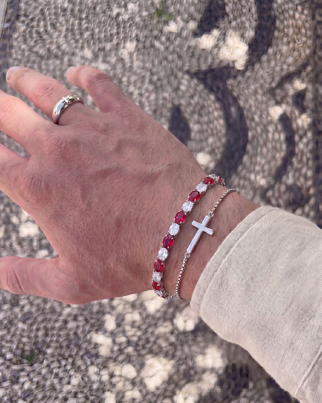 Zafiro Bracelet | Ruby Red 4