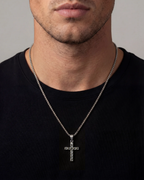 Zirconia Cross Necklace | Quartz 2