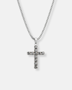 Zirconia Cross Necklace | Quartz 1