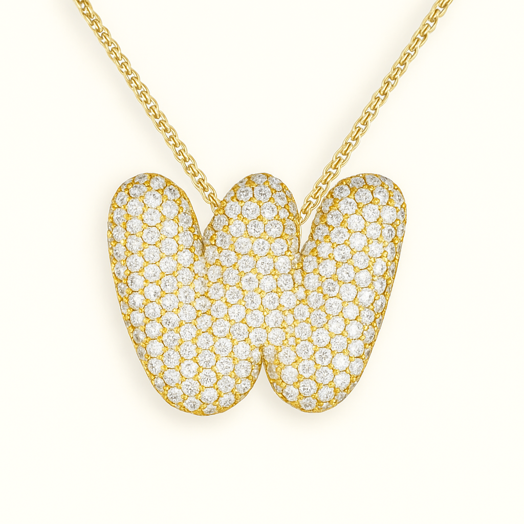 Golden Initial Necklace 29