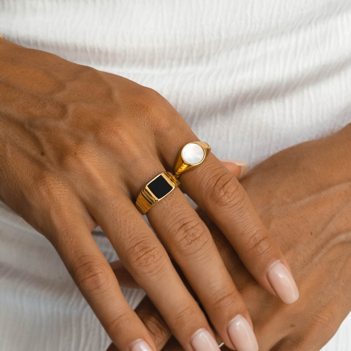 Mother Of Pearl Ring 12
