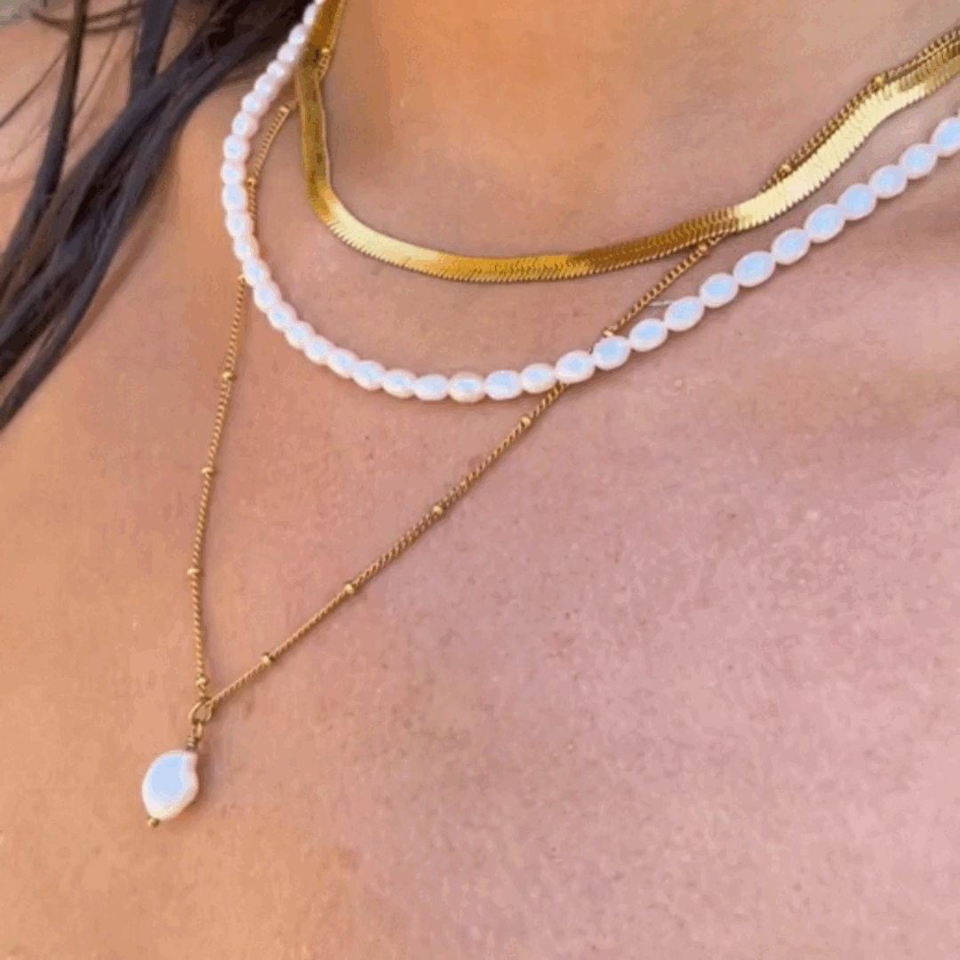 "Kauai" Herringbone Choker 20