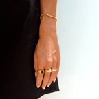 "Kaya" Onyx Ring 5