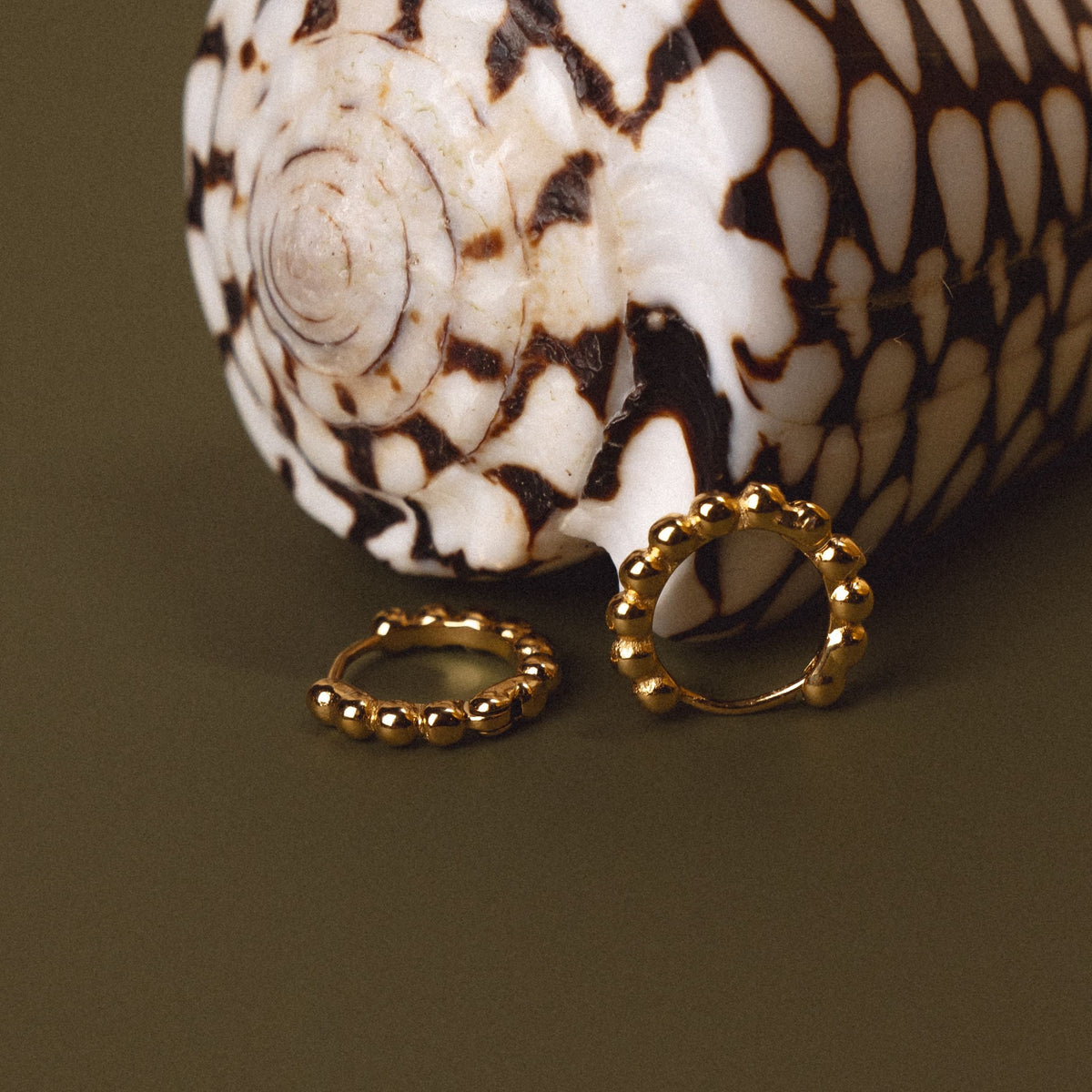 Beaded Hoops Earrings 4