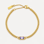 Beaded Birthstone Bracelet 22