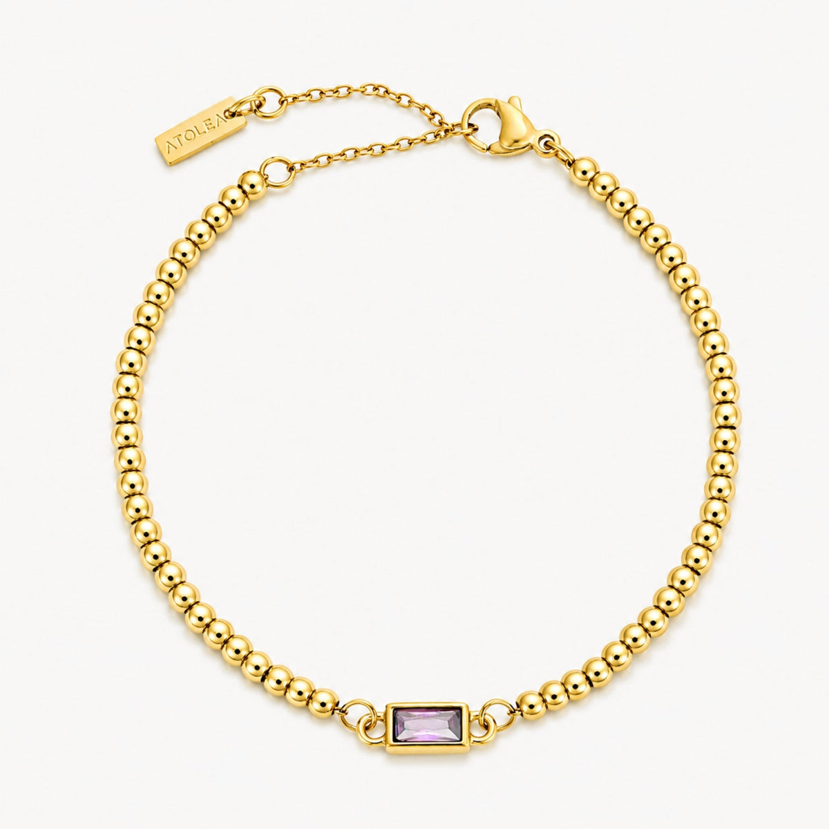 Beaded Birthstone Bracelet 12