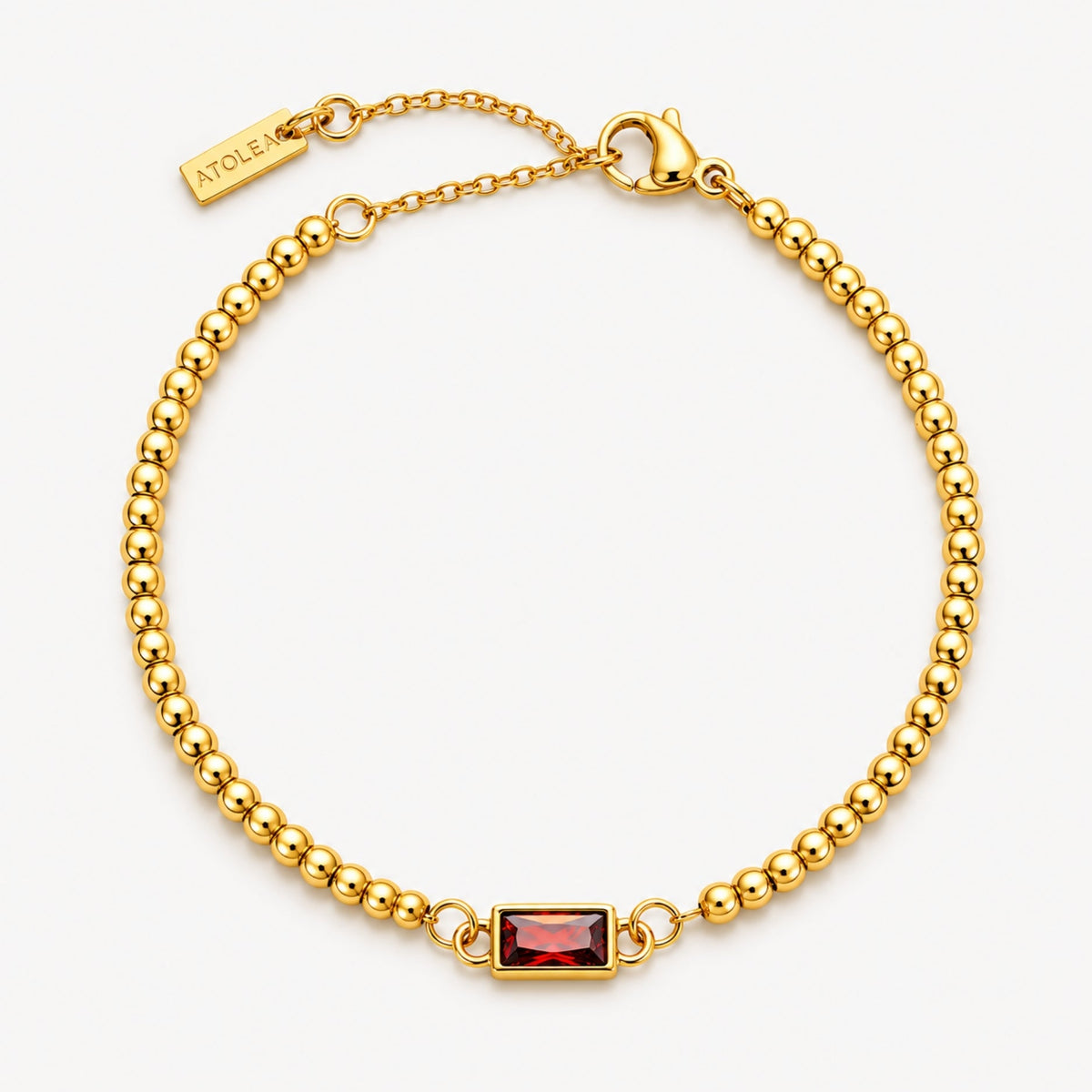 Beaded Birthstone Bracelet 11