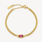 Beaded Birthstone Bracelet 17