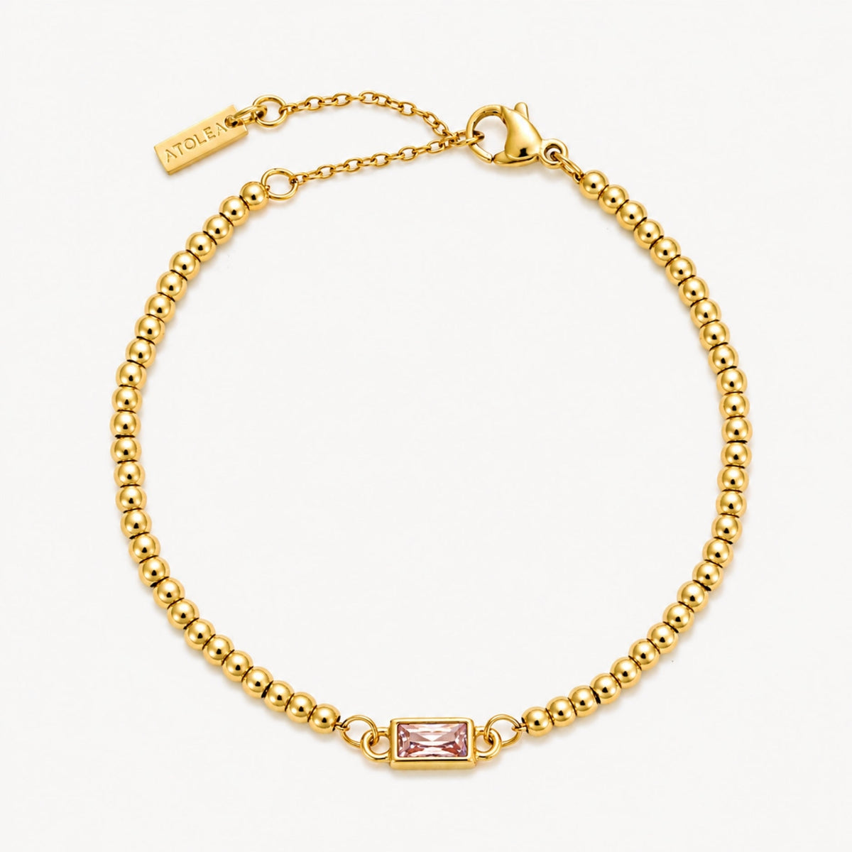 Beaded Birthstone Bracelet 16