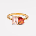 Toi et Moi Birthstone Ring 2