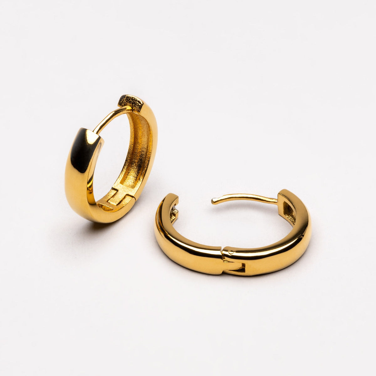 Bold Huggie Hoops 2