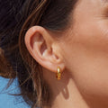 Bold Huggie Hoops 1