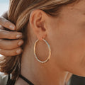 Bold Twisted Hoops 1