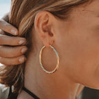 Bold Twisted Hoops 1