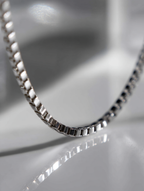 Box Necklace | Platinum 4