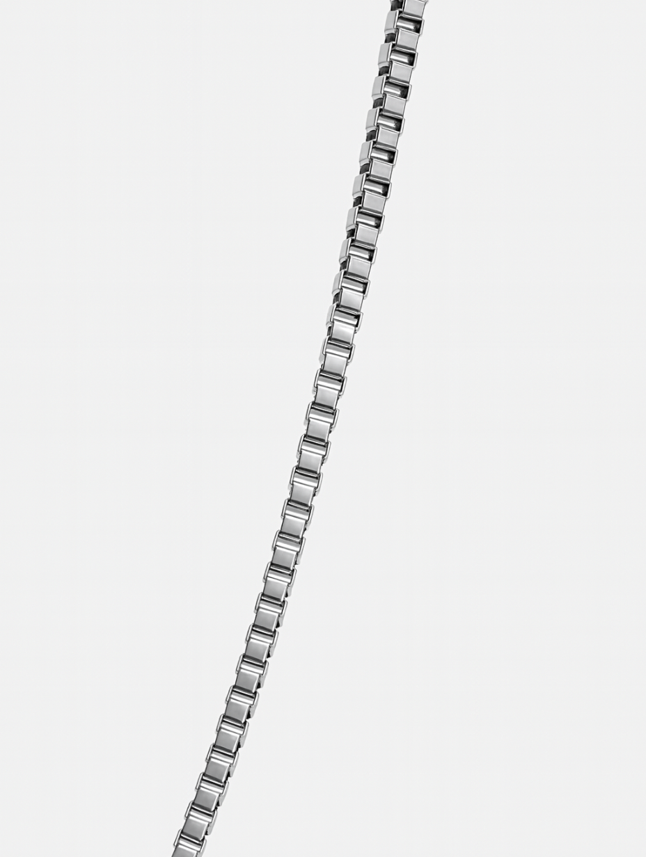 Box Necklace | Platinum 5