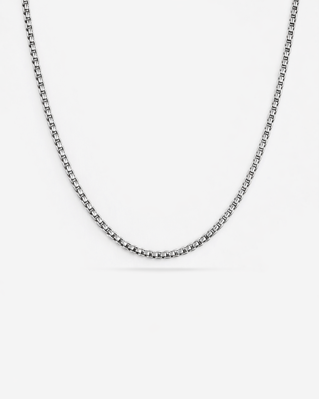 Côte Box Necklace | Silver 1