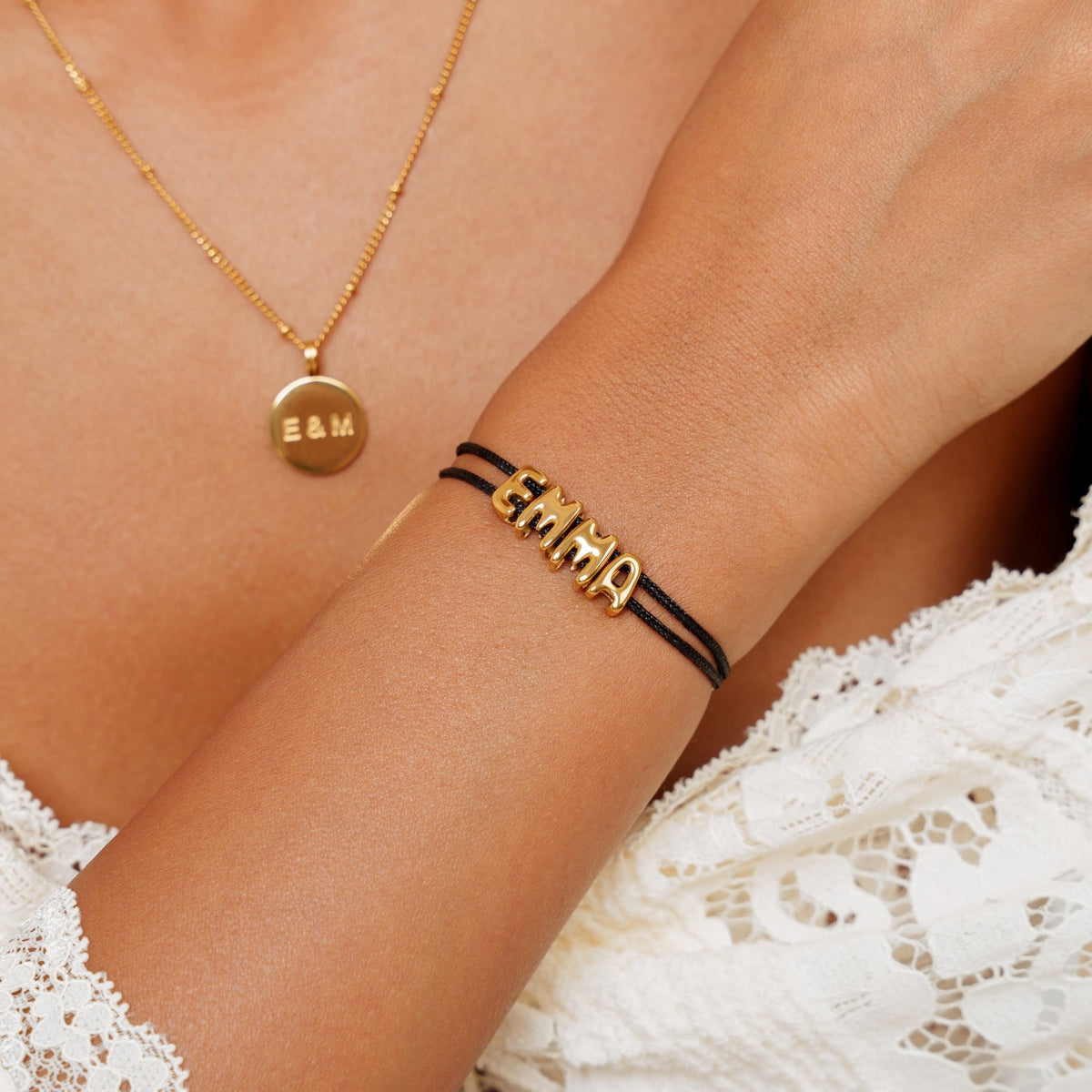Bubble Name Bracelet 8