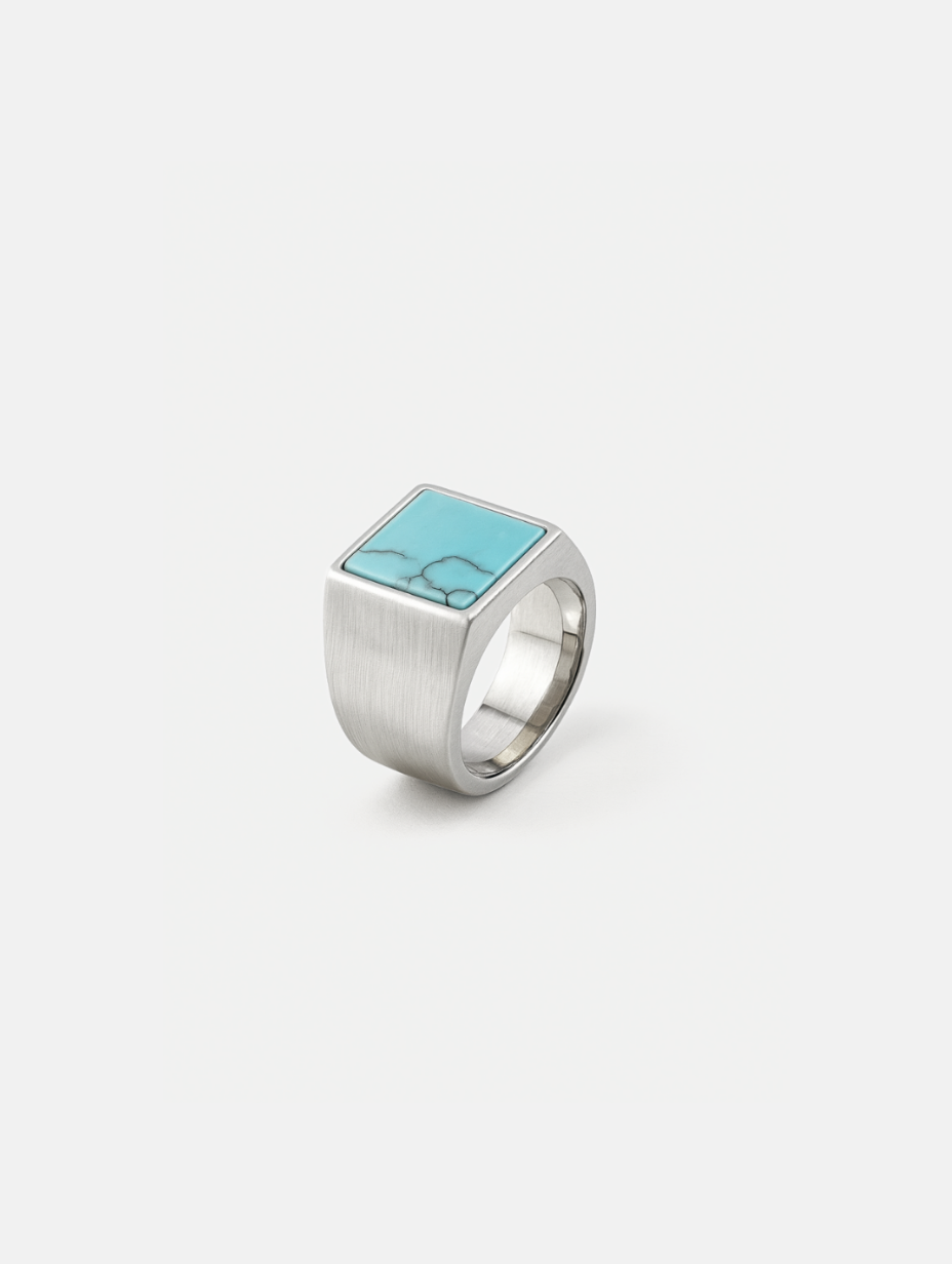 Calanque Stone Ring | Turquoise 1