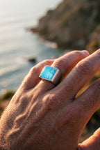 Calanque Stone Ring | Turquoise 3