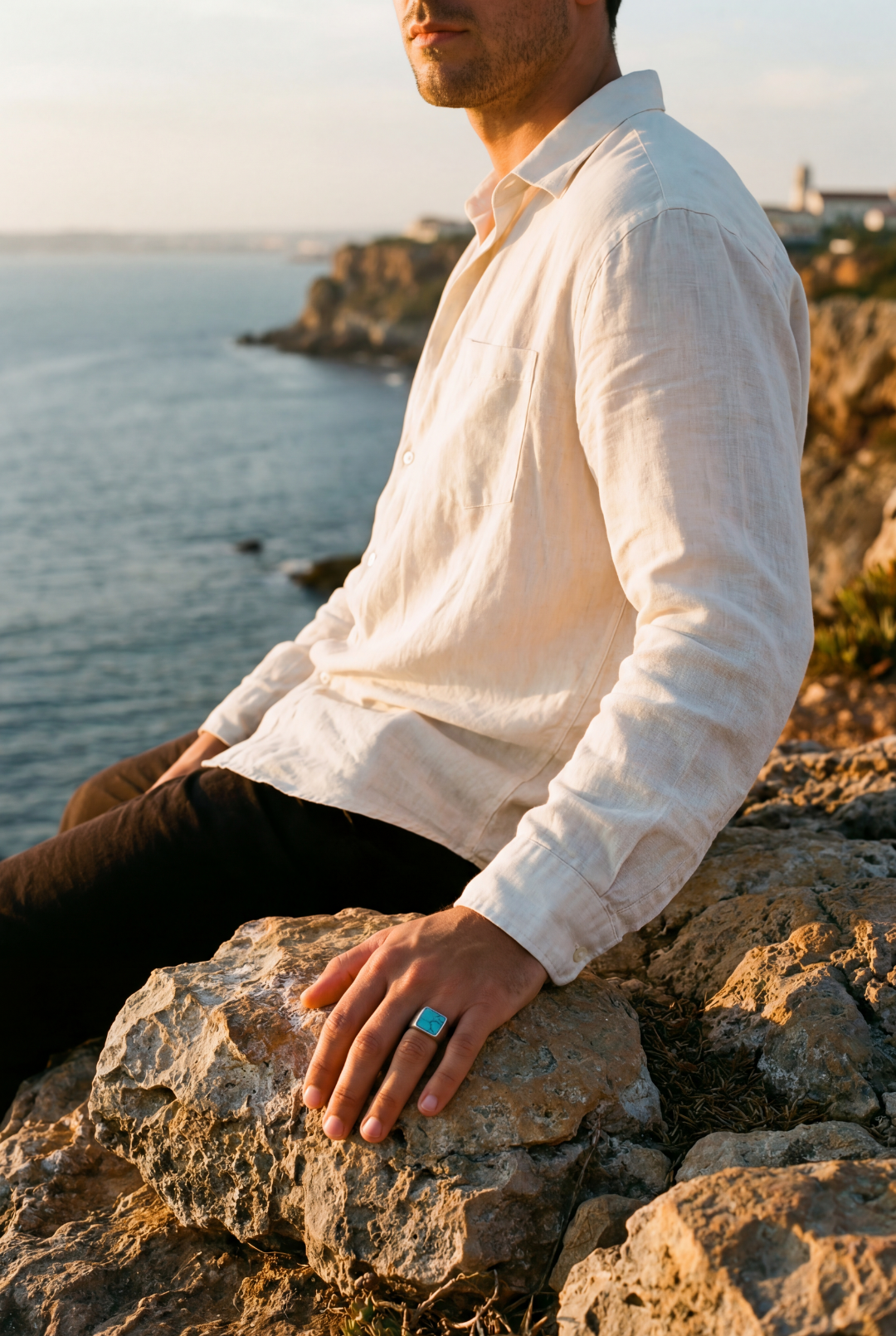 Calanque Stone Ring | Turquoise 6