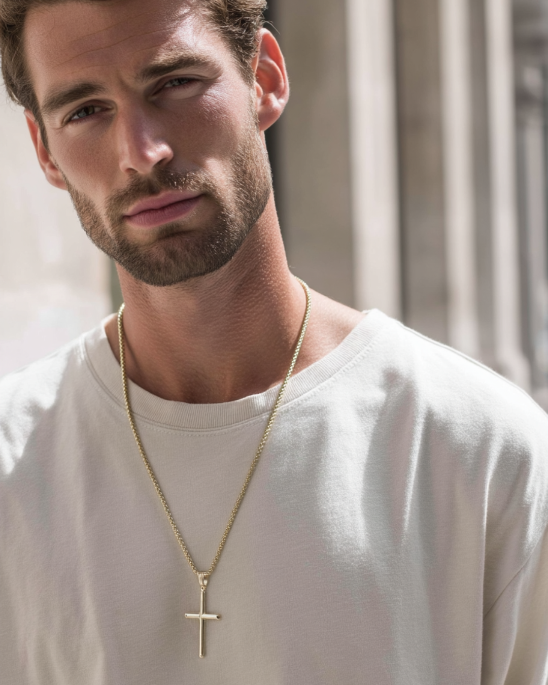 Christian Cross Necklace | Stainless steel 4