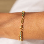 Green Tennis Bracelet 6