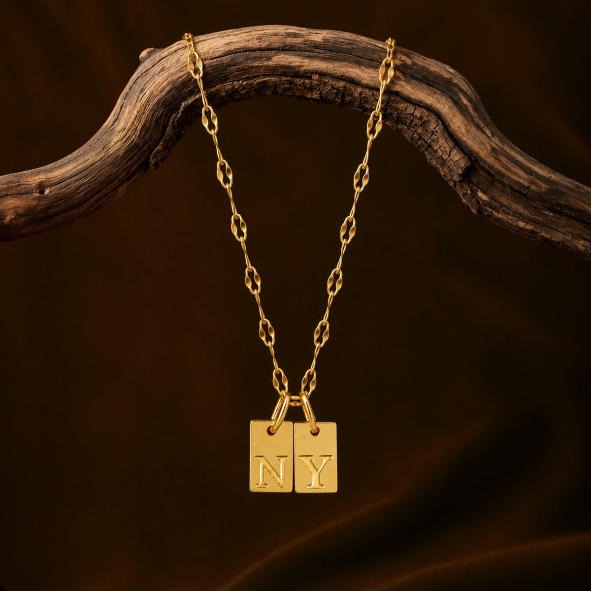 Initial Tag Necklace 7
