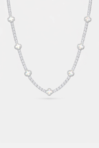 Clover Necklace I Nacre Silver 1