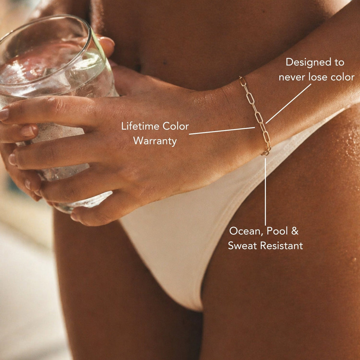 "Cozumel" Paperclip Bracelet 7