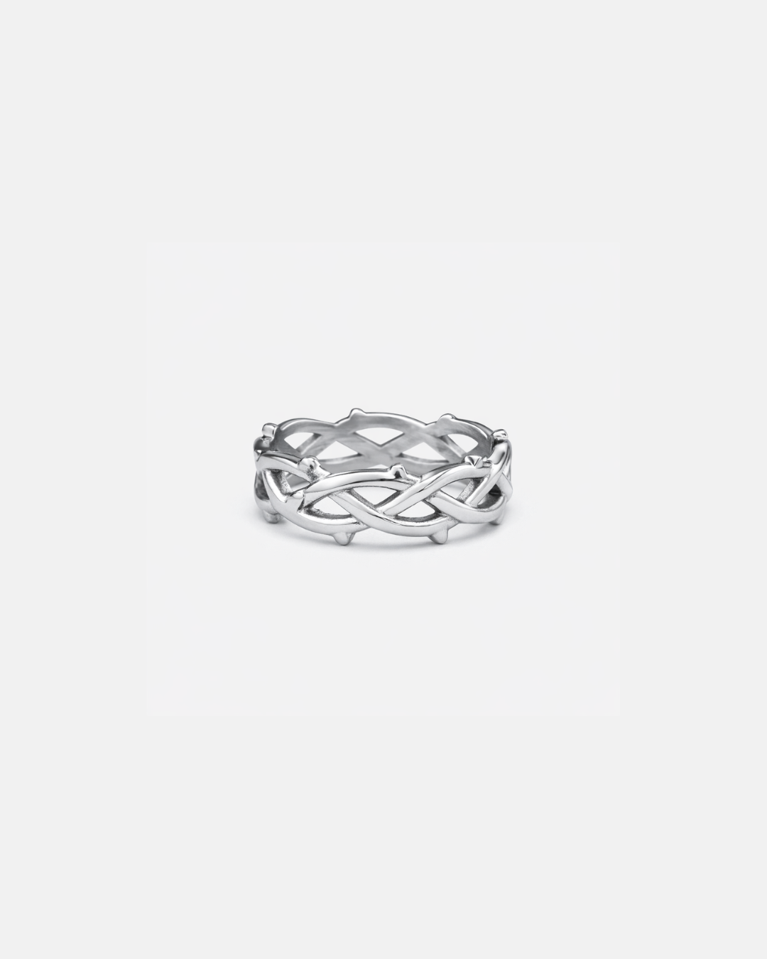 Crown Of Thorns Ring I Silver 1