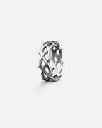 Crown Of Thorns Ring I Silver 4