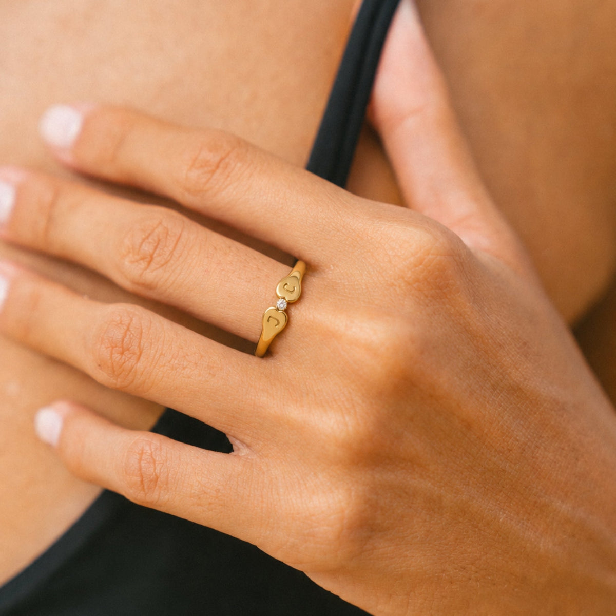 Two-Initial Crystal Ring 2