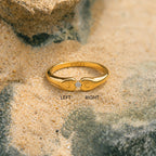 Two-Initial Crystal Ring 6