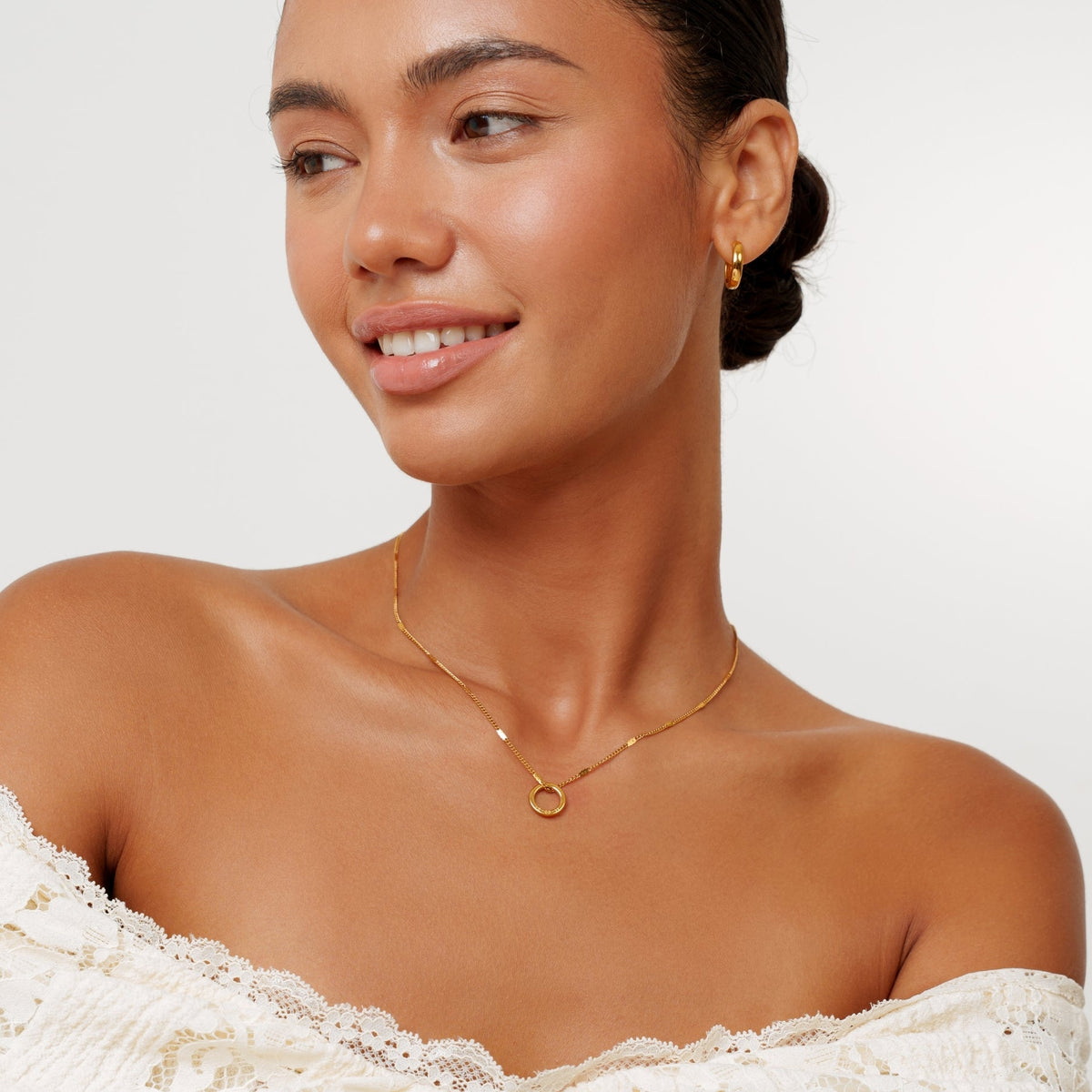 Engravable Ring Necklace 3