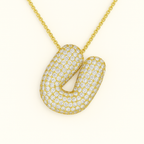 Golden Initial Necklace 27