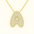 Golden Initial Necklace 1