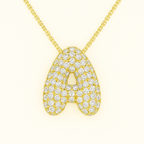 Golden Initial Necklace 7