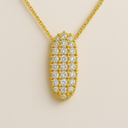 Golden Initial Necklace 15