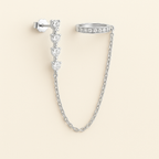Audra Chain Cuff Earrings 5